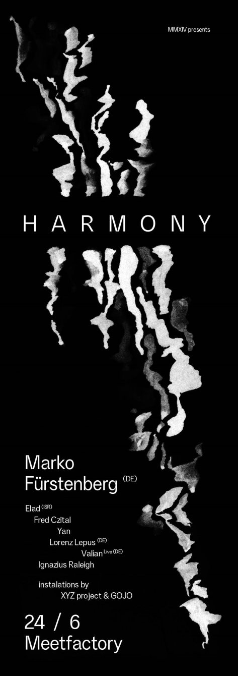Harmony with Marko Fürstenberg - Flyer front