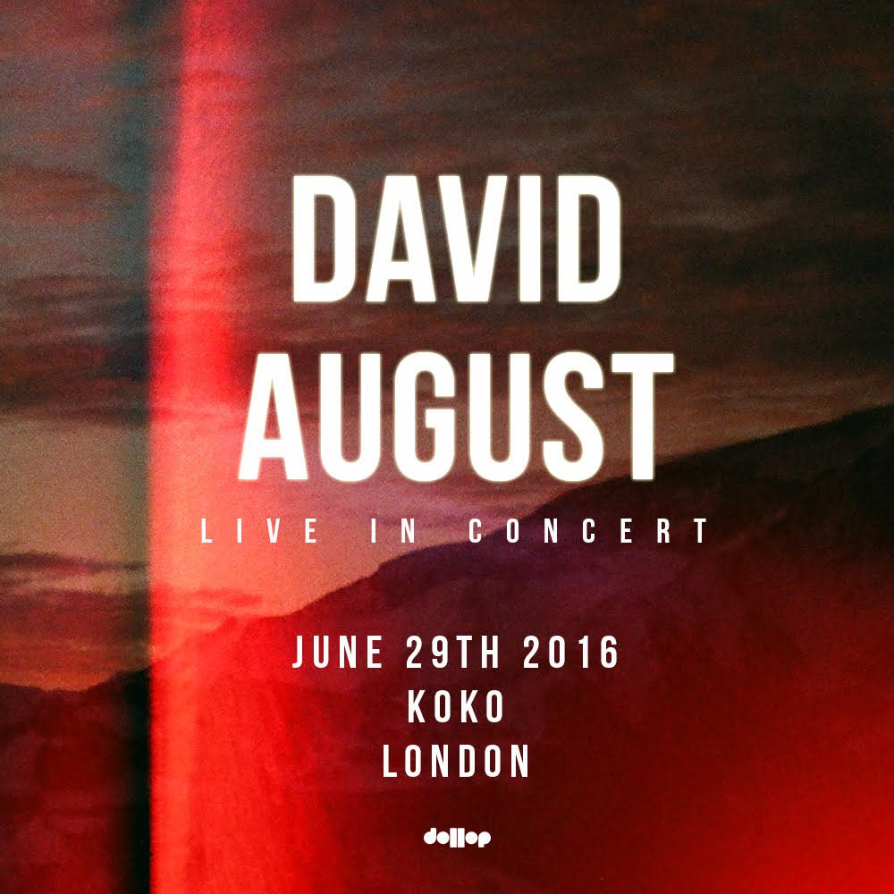 David August - Flyer back