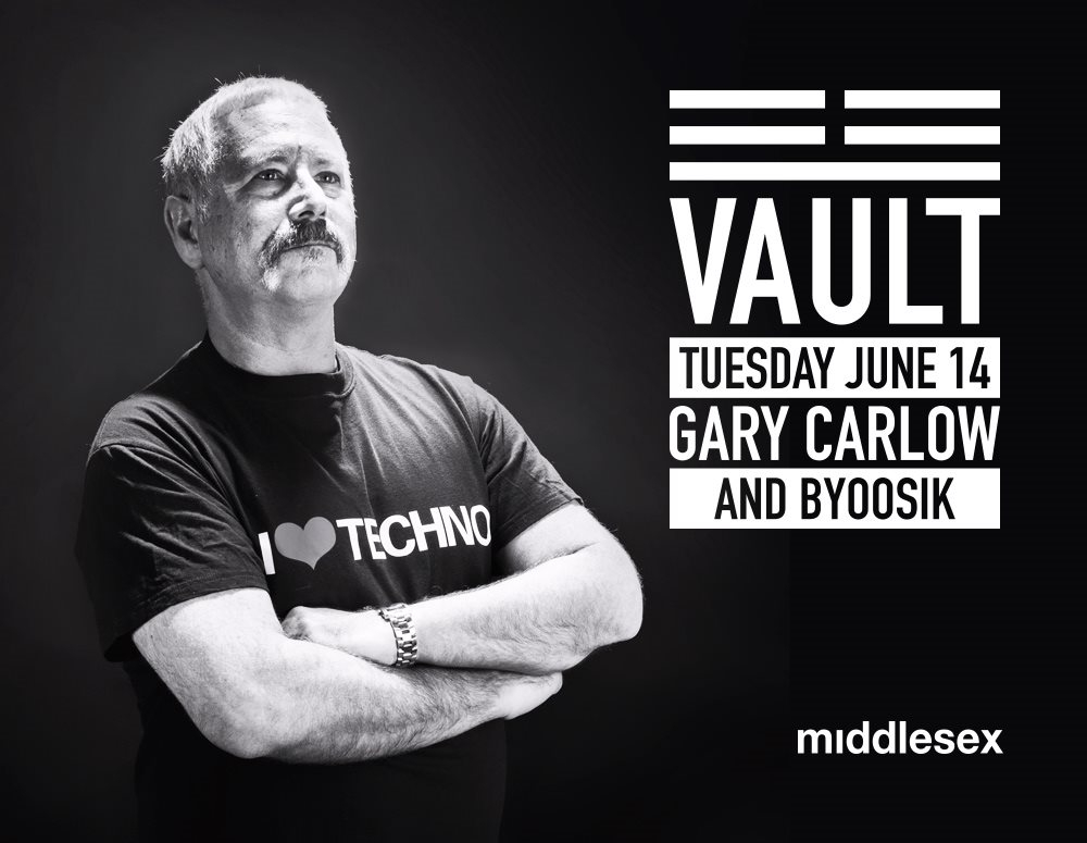Vault with Gary Carlow - Flyer front