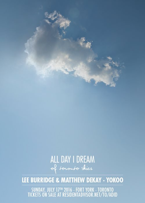 All Day I Dream of Toronto Skies - Flyer front