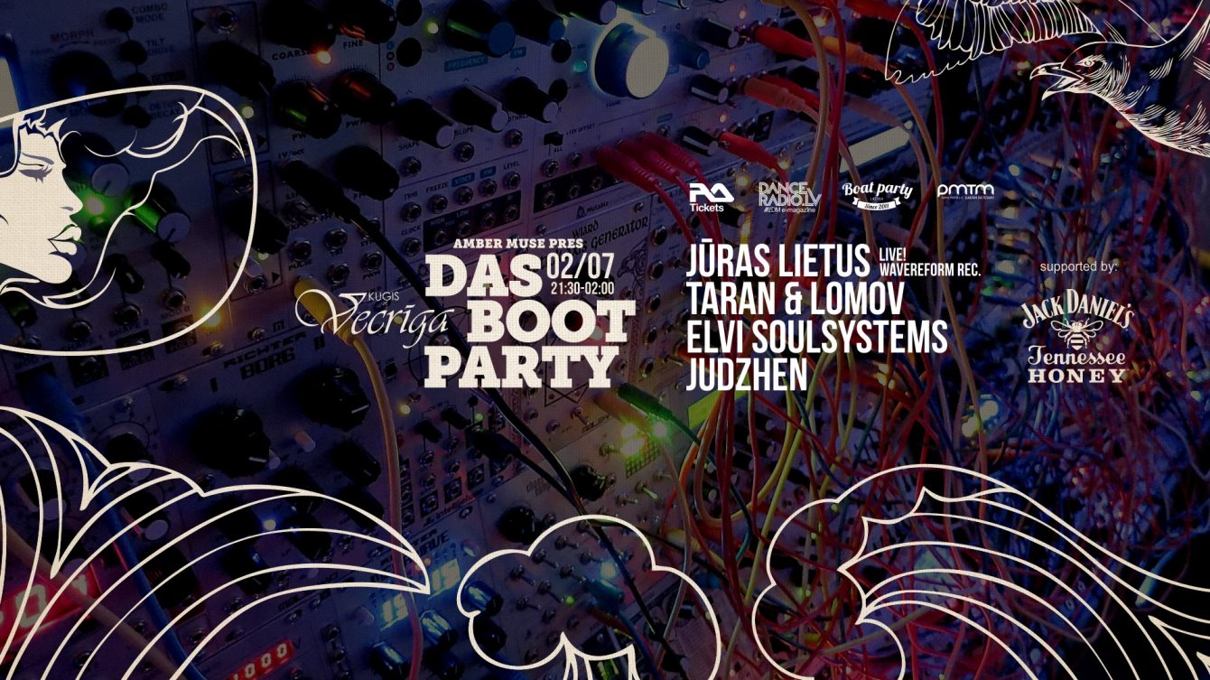 Amber Muse's Das Boot with Jūras Lietus (Live) - Flyer front