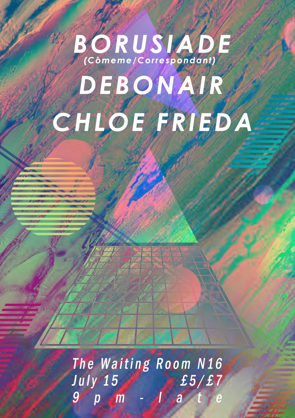 Borusiade, Chloe Frieda, Debonair - Flyer front
