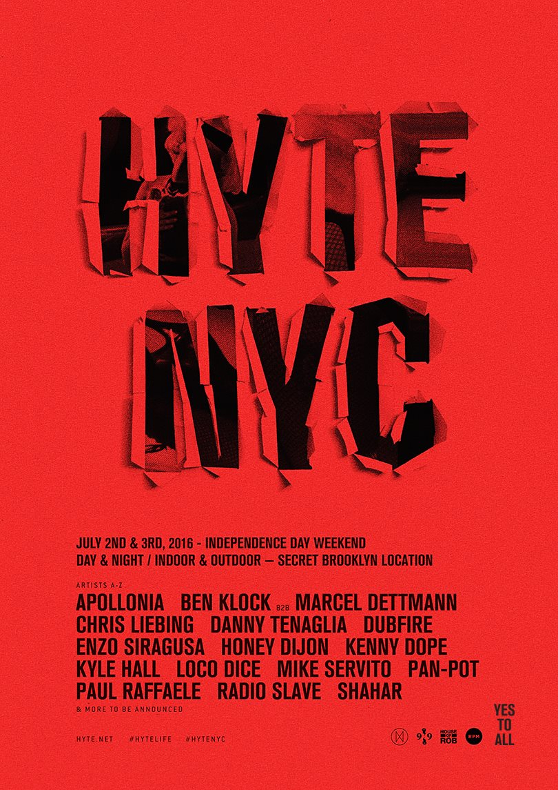 Hyte NYC: Independence Day Weekend - Flyer front