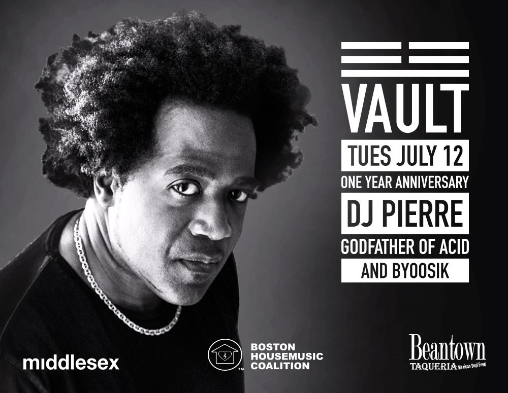 Vault with DJ Pierre - Flyer front