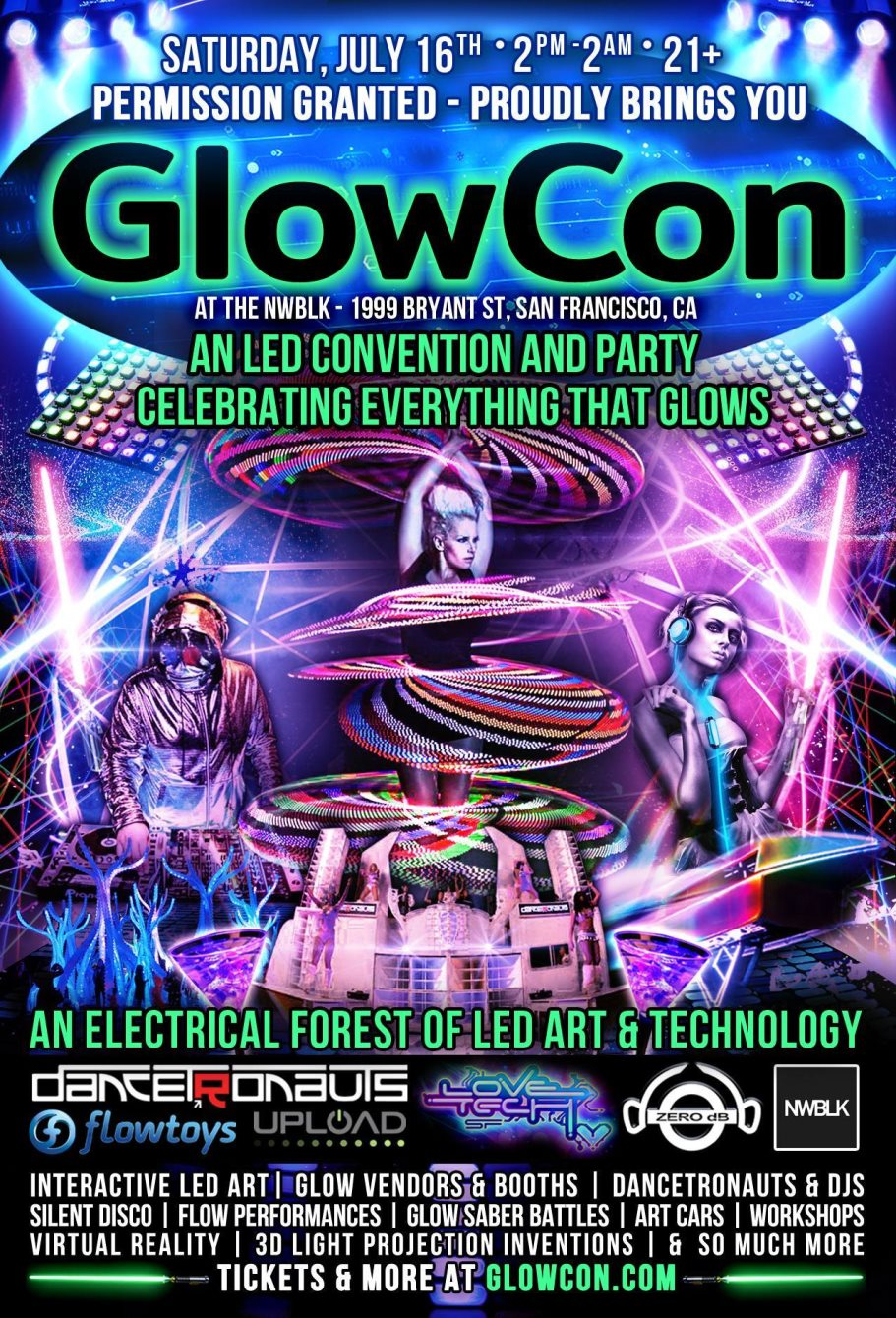 Glowcon - Flyer front