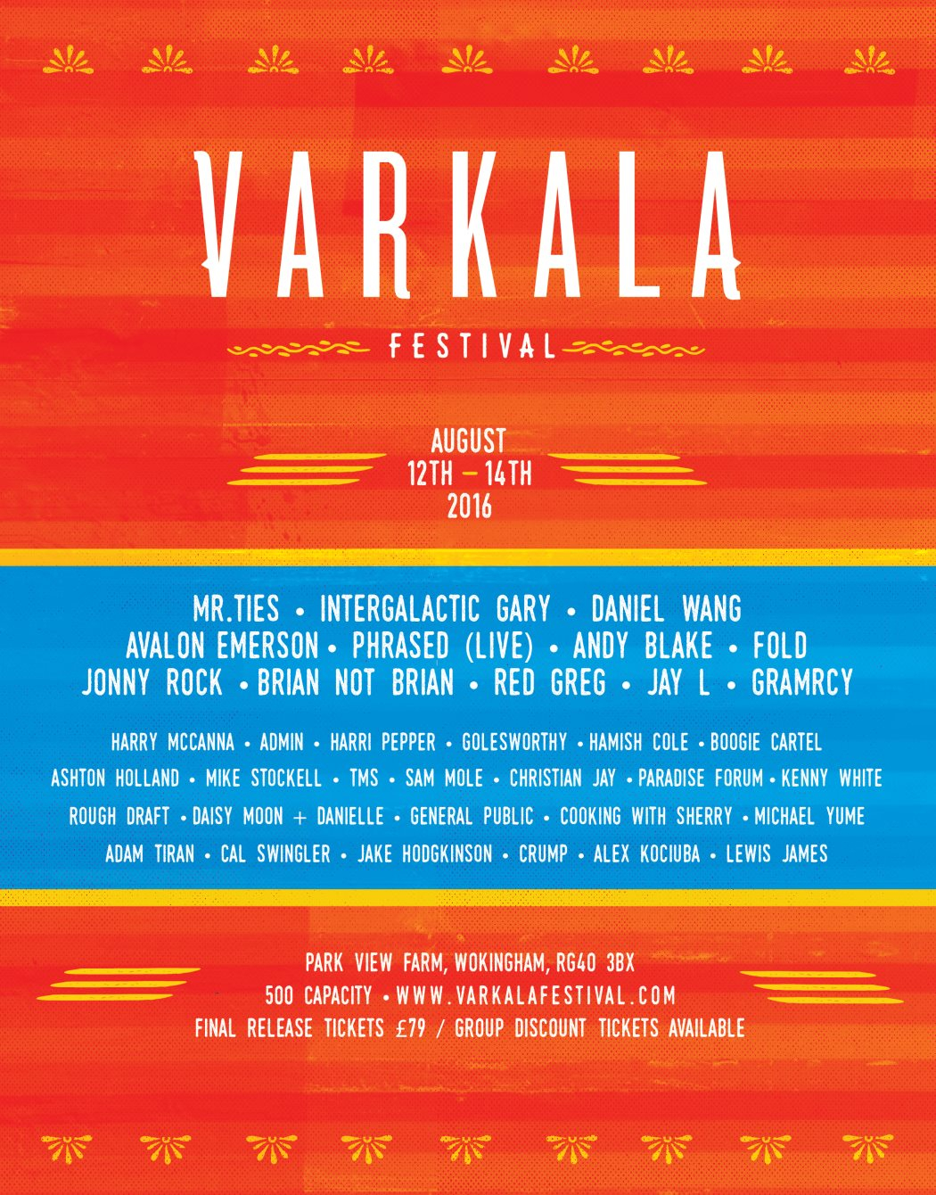 Varkala Festival - Flyer front