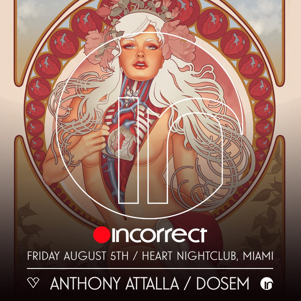 Incorrect Showcase Feat. Anthony Attalla & Dosem - Flyer front