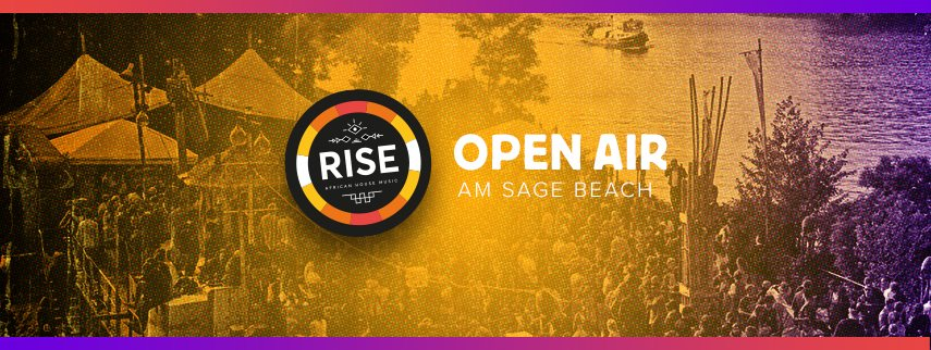 Rise Free Open Air: David Mayer, Dede, Floyd Lavine, Hyenah - Flyer front