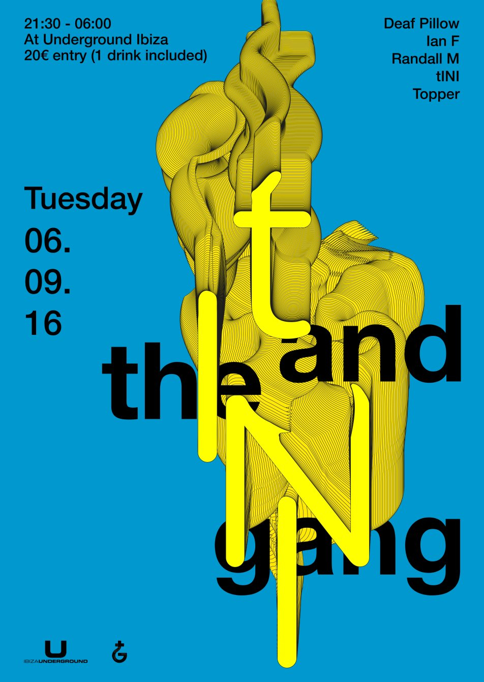 tINI and the Gang - Flyer front