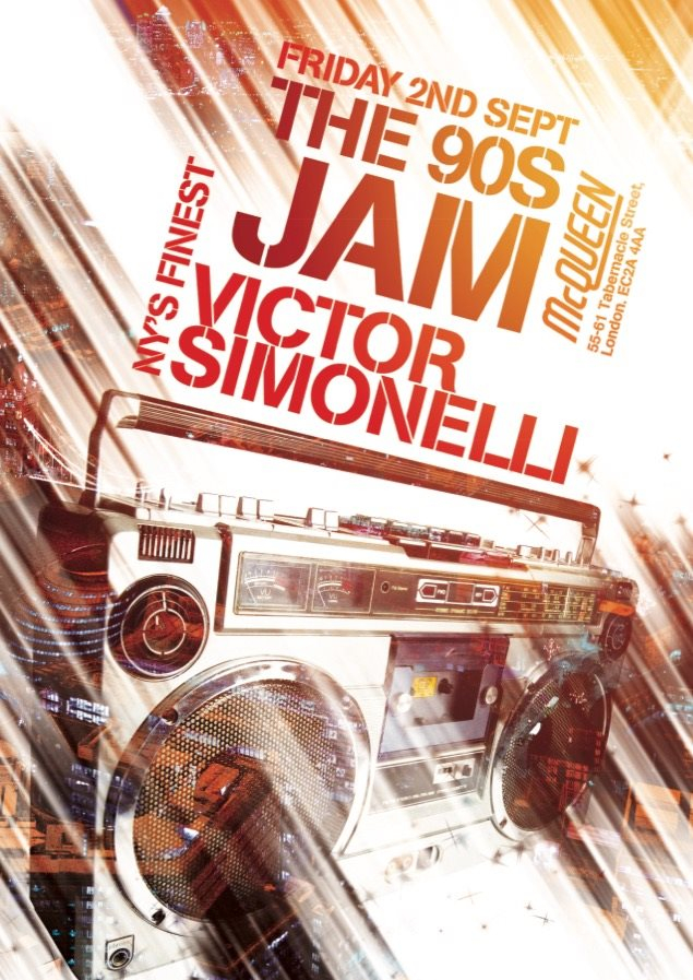 The City Jam with Victor Simonelli - Flyer front