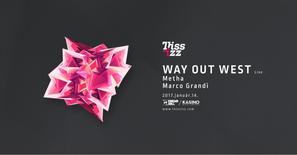 Thissizz Way Out West - Flyer front