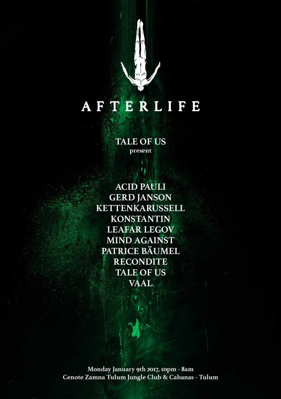 Afterlife Tulum - Flyer front