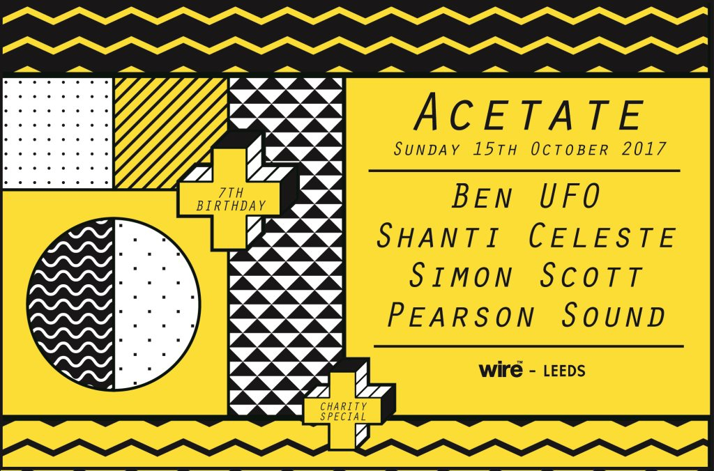 Acetate 7th Birthday - Charity Special - Flyer front