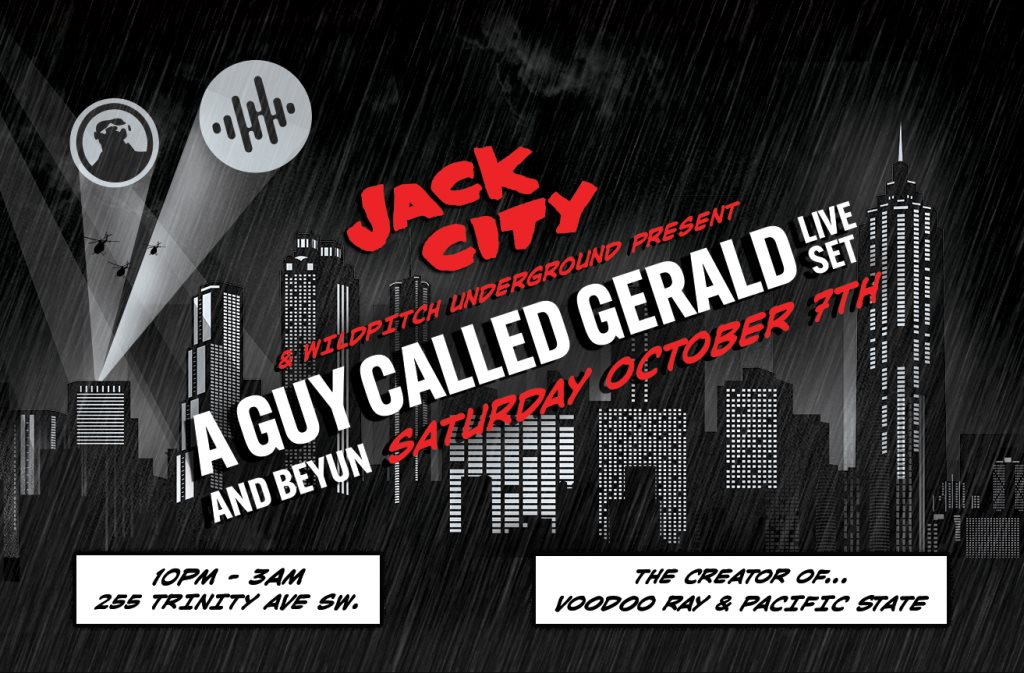 Jack City with A Guy Called Gerald Live - Extended Set - Flyer front