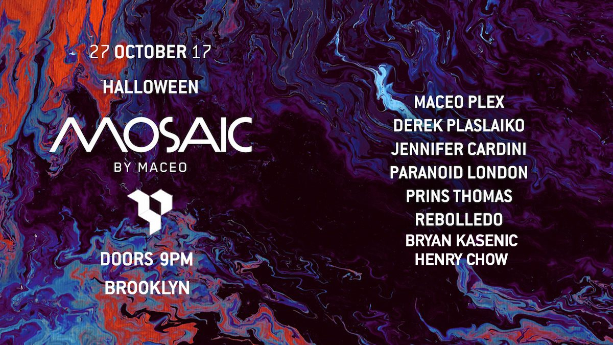 Mosaic Halloween: Maceo Plex & Many More (Produced by Cityfox) - Flyer front
