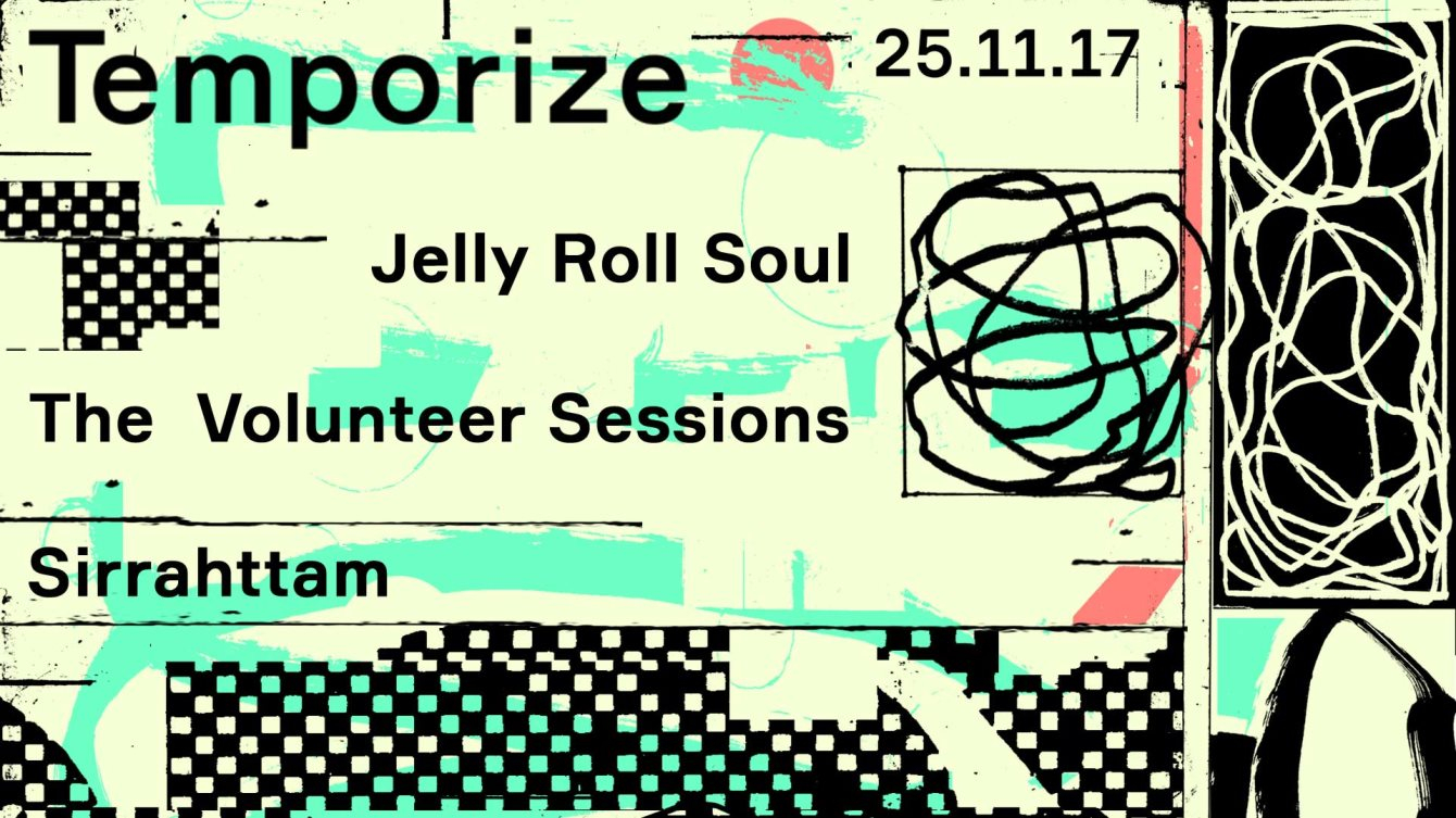 Temporize with Jelly Roll Soul + tvs - Flyer front