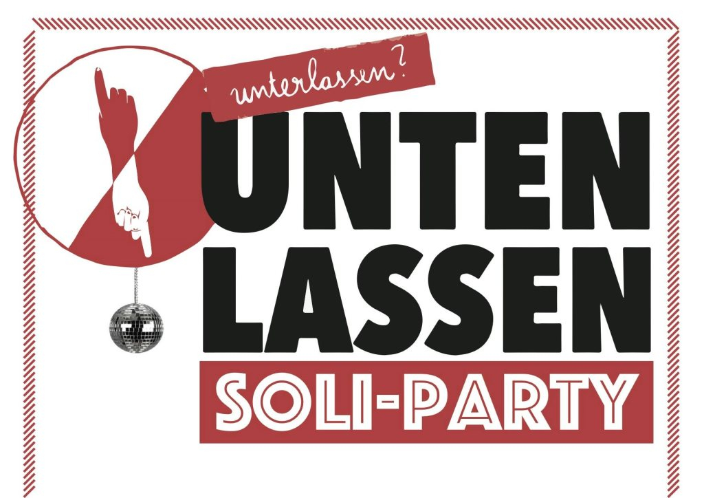 Soliparty - Repression Wegbassen - Flyer front