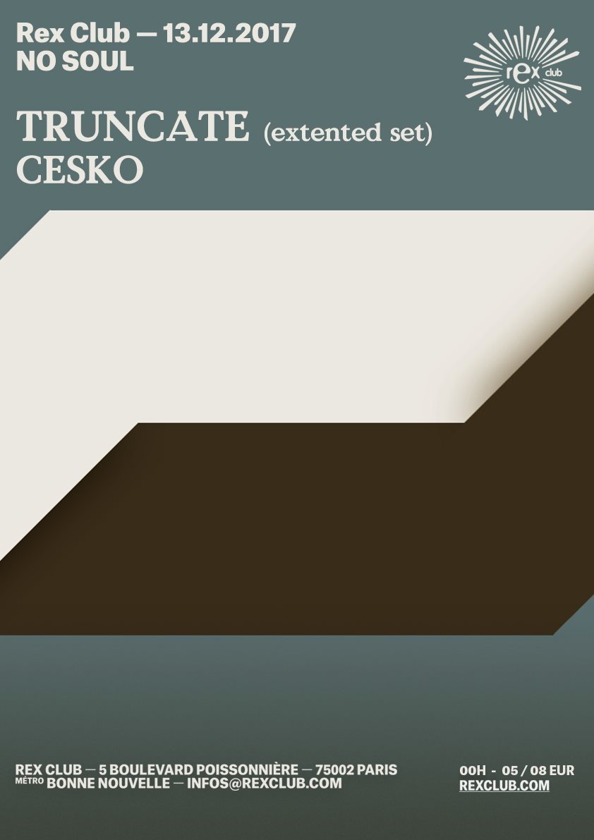 No Soul: Truncate (Extended Set) & Cesko - Flyer front
