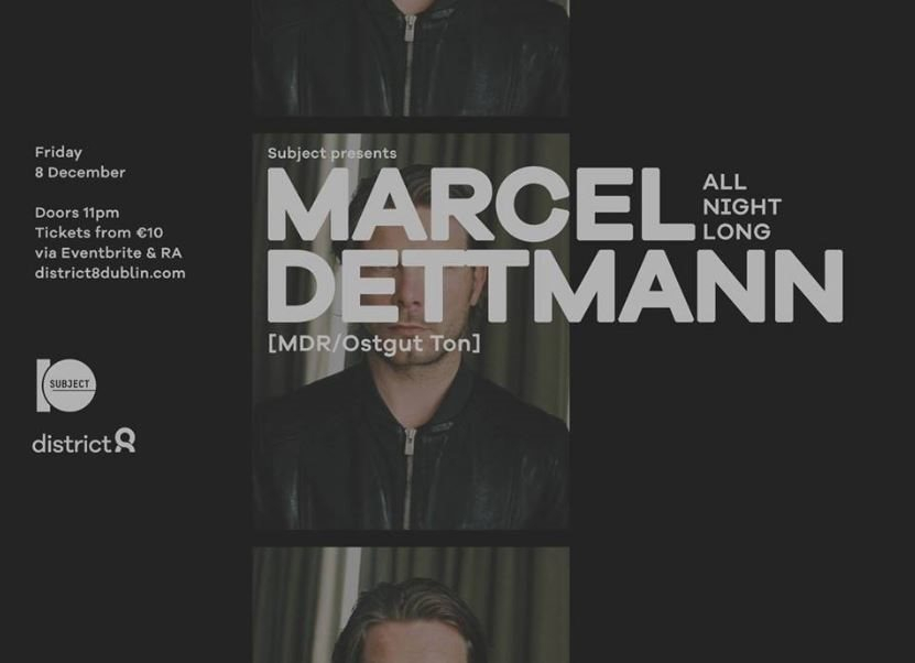 Marcel Dettmann - All Night Long - Flyer front