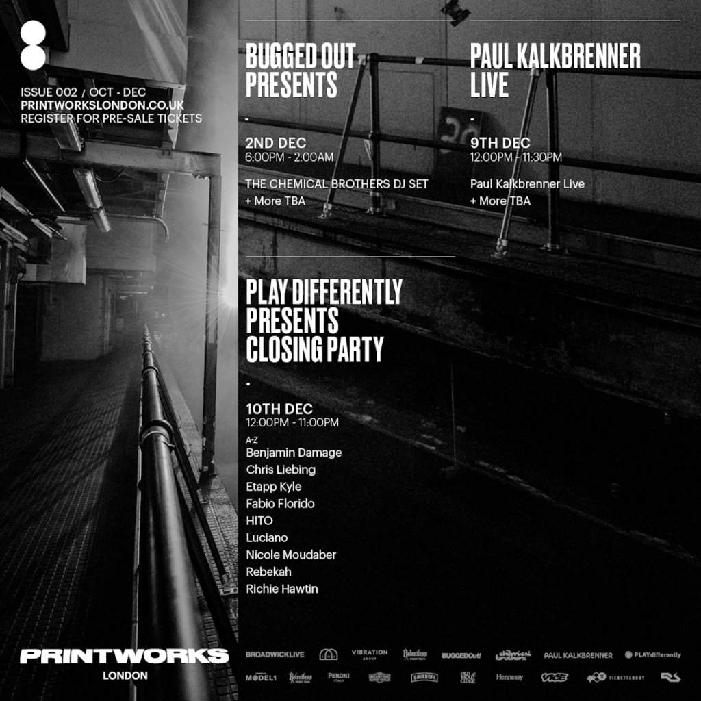 Sold Out: Playdifferently presents… The Closing Party - Flyer front