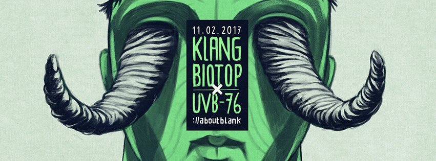 Klangbiotop x UVB-76 with Overlook, VSK, Ruffhouse, Devika, Pessimist, Thnts - Flyer front