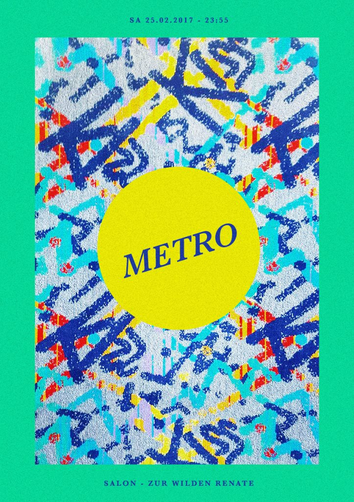 Metro /w. Beroshima, Mijk van Dijk, Alex Cliché & More - Flyer front