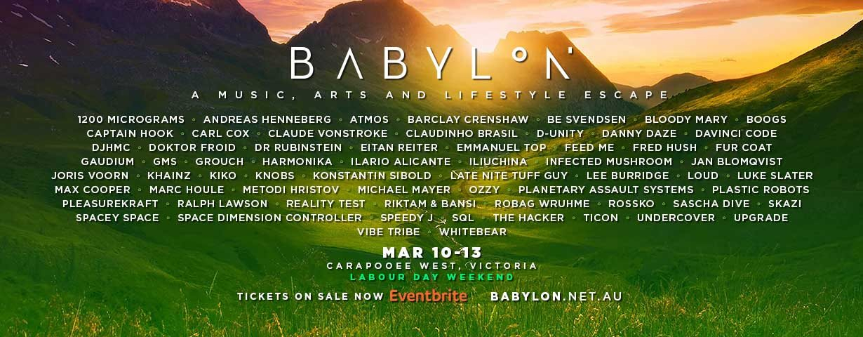 Babylon Festival 2017 - Flyer front