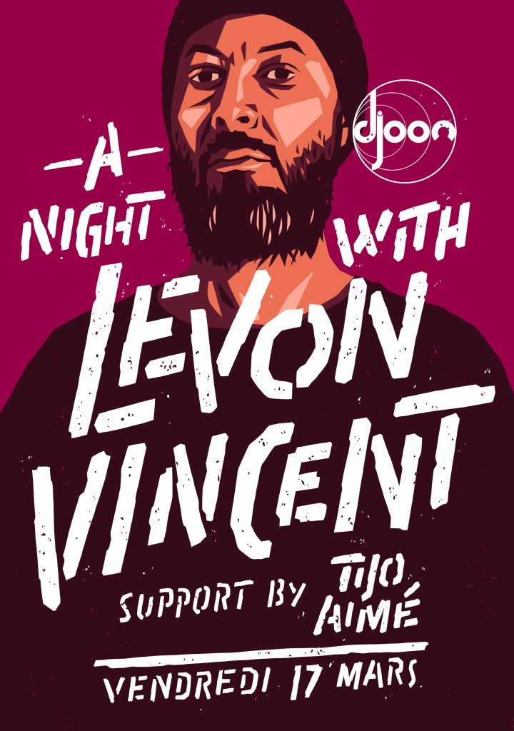 A Night with Levon Vincent - Flyer back