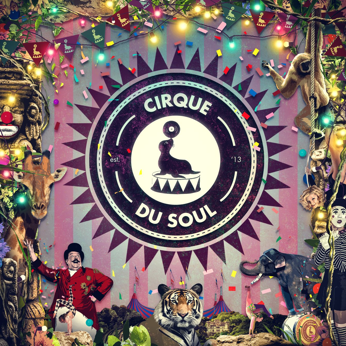 Cirque Du Soul: Birmingham // The Road To El Dorado Festival - Flyer front