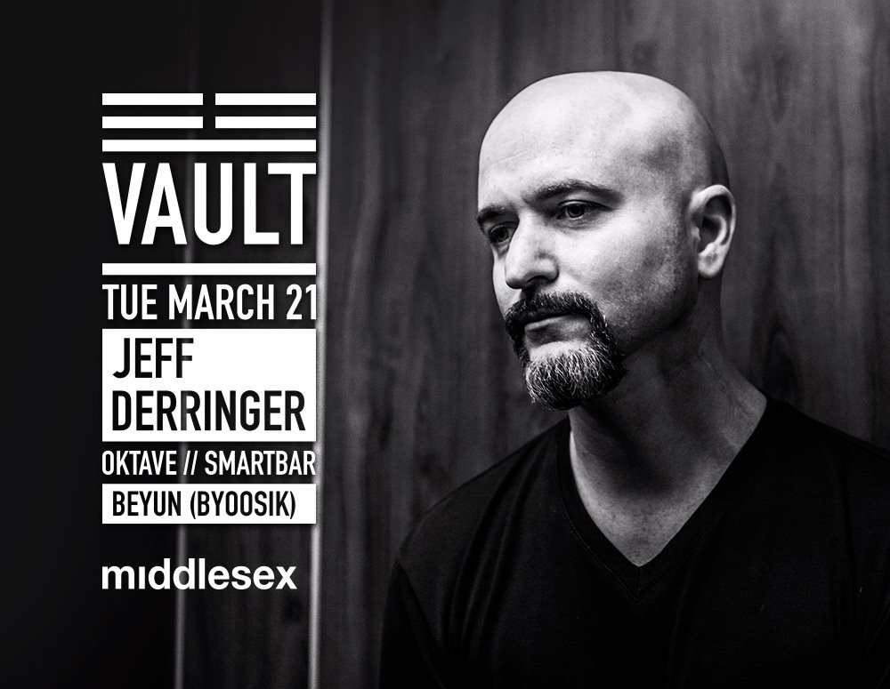 Vault with Jeff Derringer - Flyer front