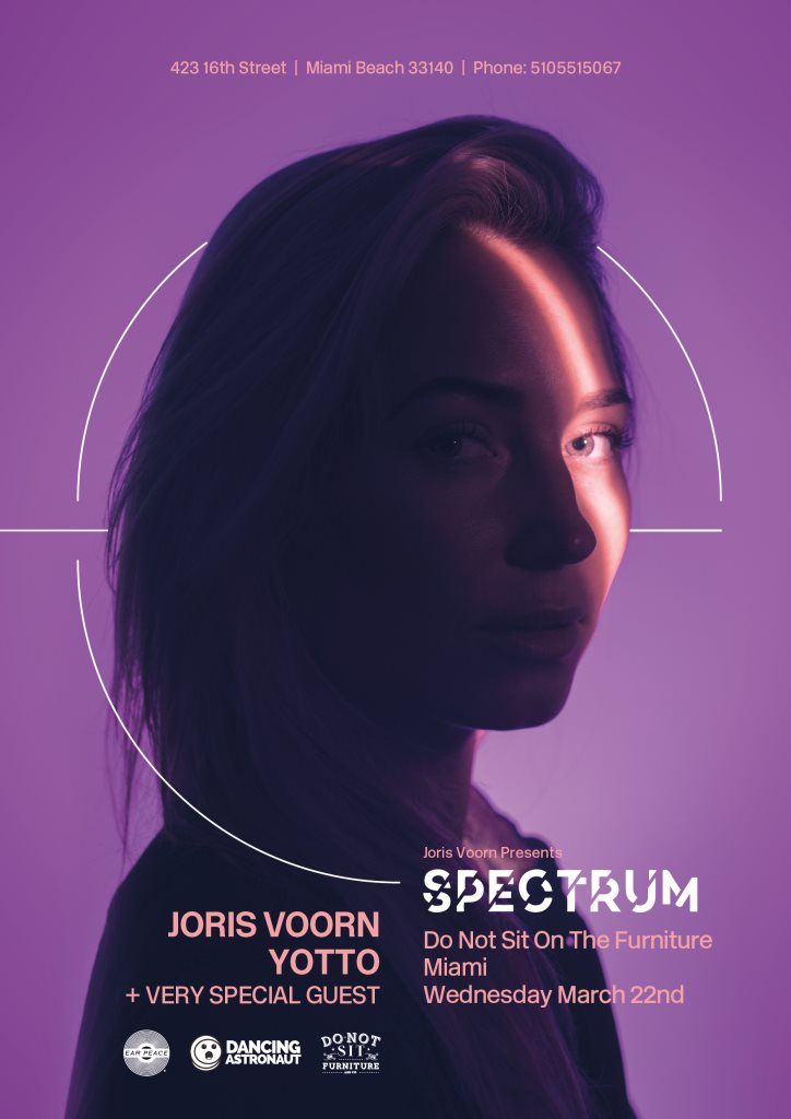 Joris Voorn presents Spectrum - MMW - Flyer front
