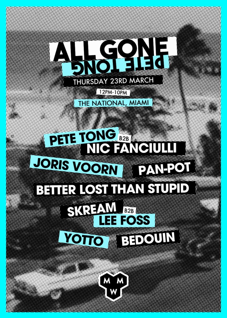 All Gone Pete Tong - Flyer front