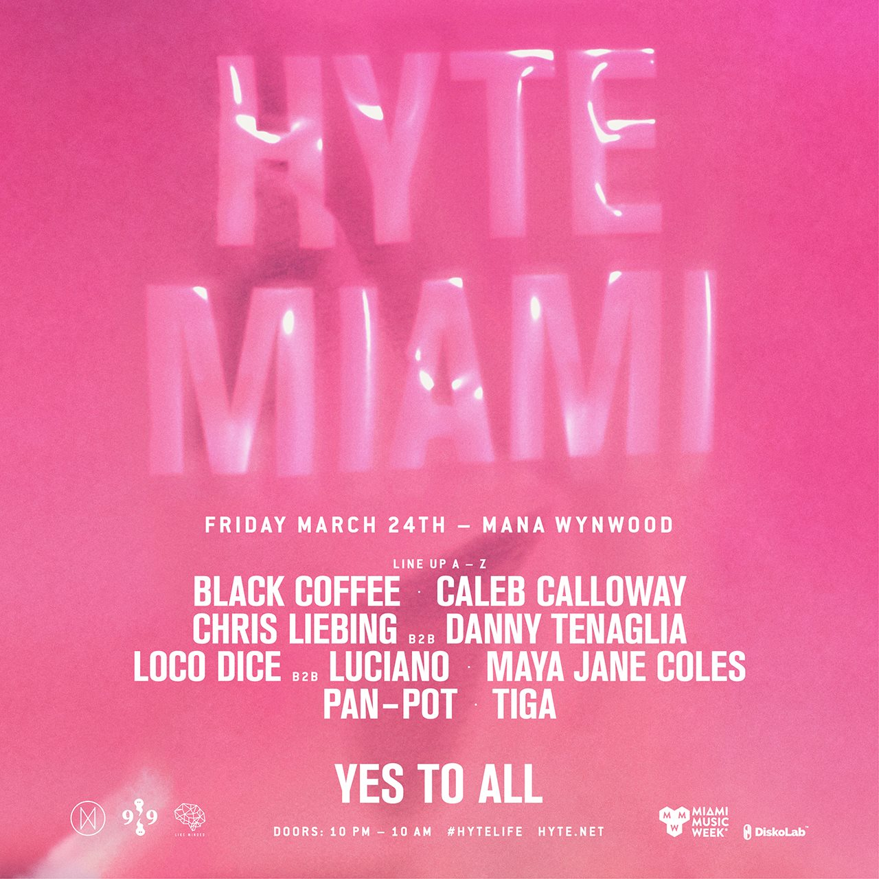 Hyte Miami - Flyer front