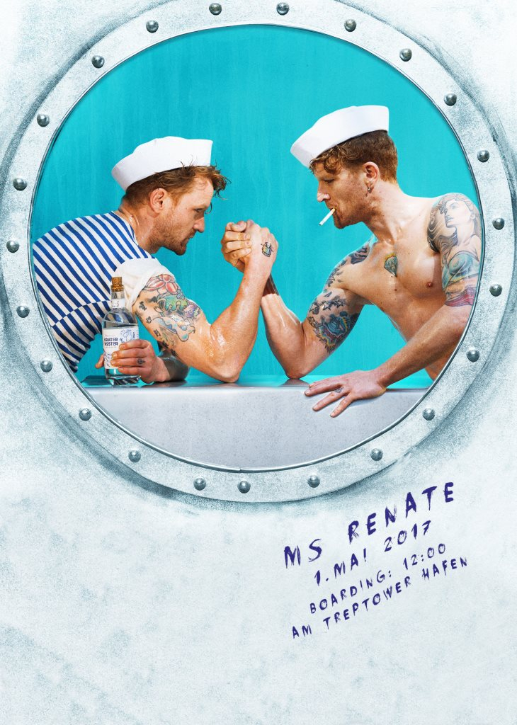 MS Renate - Boat Party - Flyer front