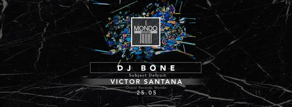 Dj Bone / Víctor Santana - Flyer front
