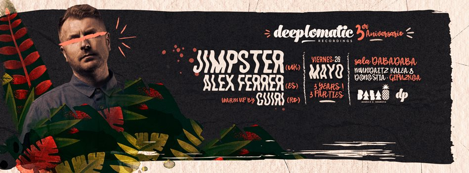Deeplomatic III Anniversary: Jimpster + Alex Ferrer - Flyer back
