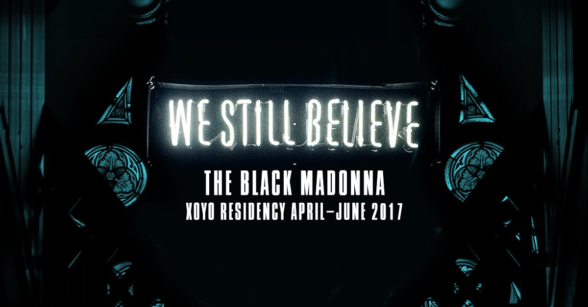 The Black Madonna + Ellen Allien + Shanti Celeste - Flyer front