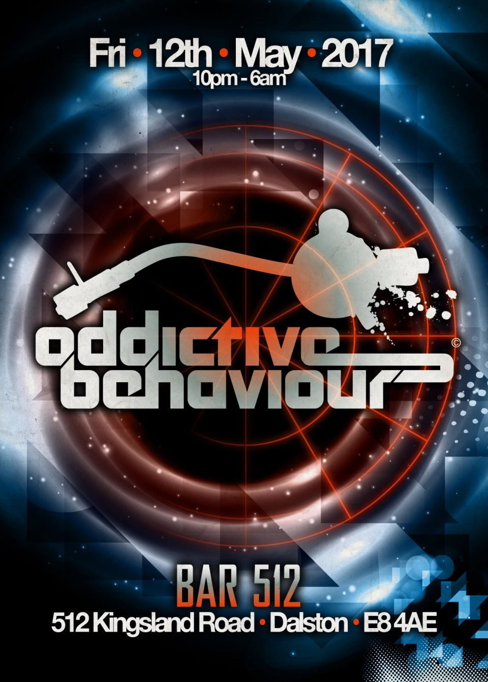 Addictive Behaviour presents Dom & Roland, Ed:it, Kyrist, Xanadu, Data 3. - Flyer front
