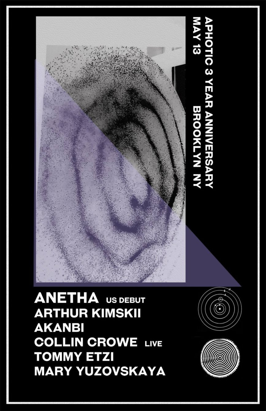Aphotic 3 Year Anniversary - Flyer back