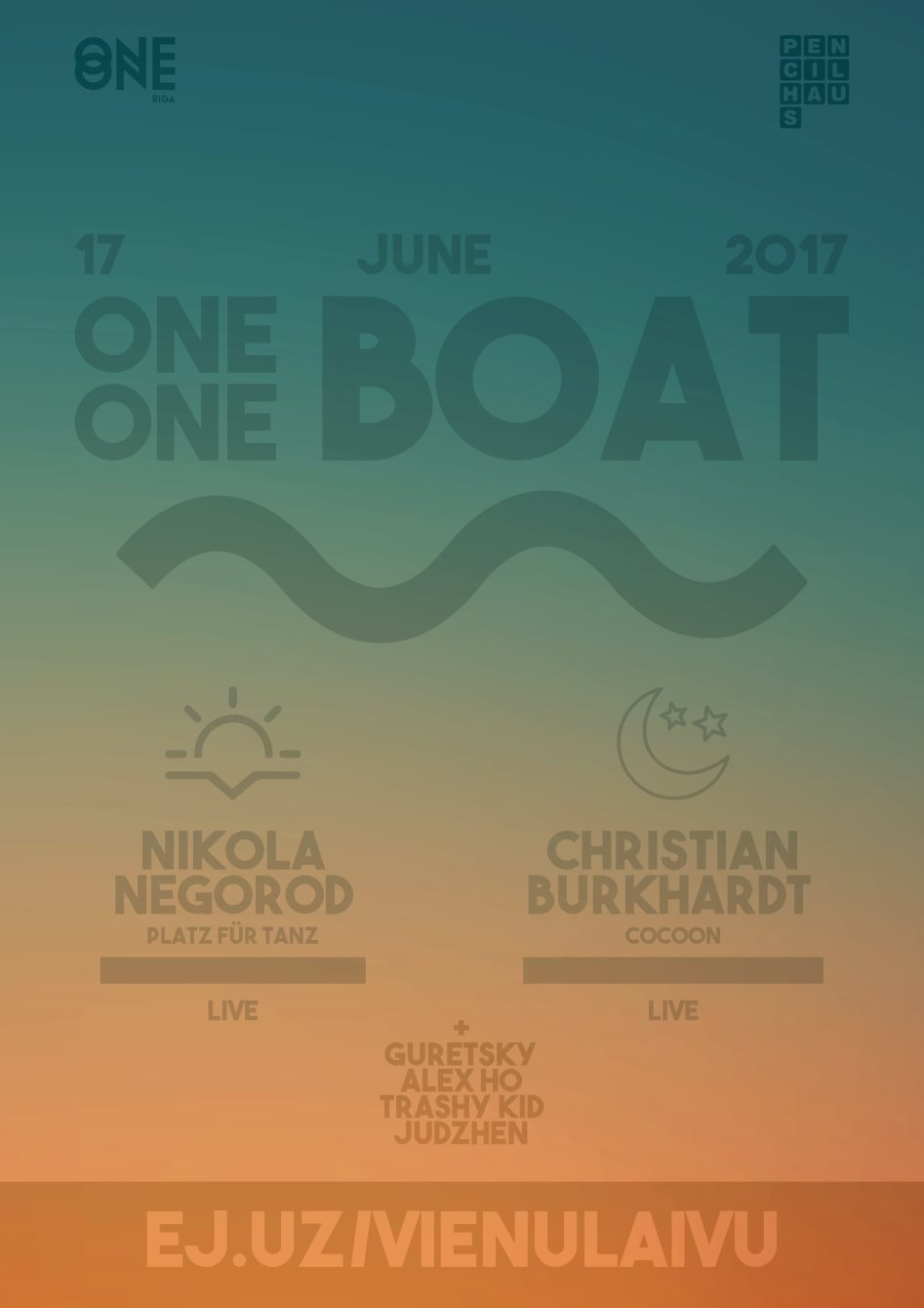 One One Boat: Christian Burkhardt - Flyer front