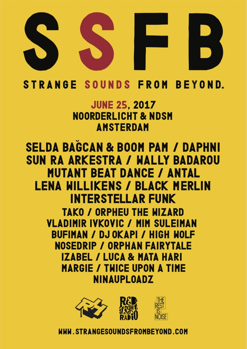 Strange Sounds From Beyond 2017 - Flyer front