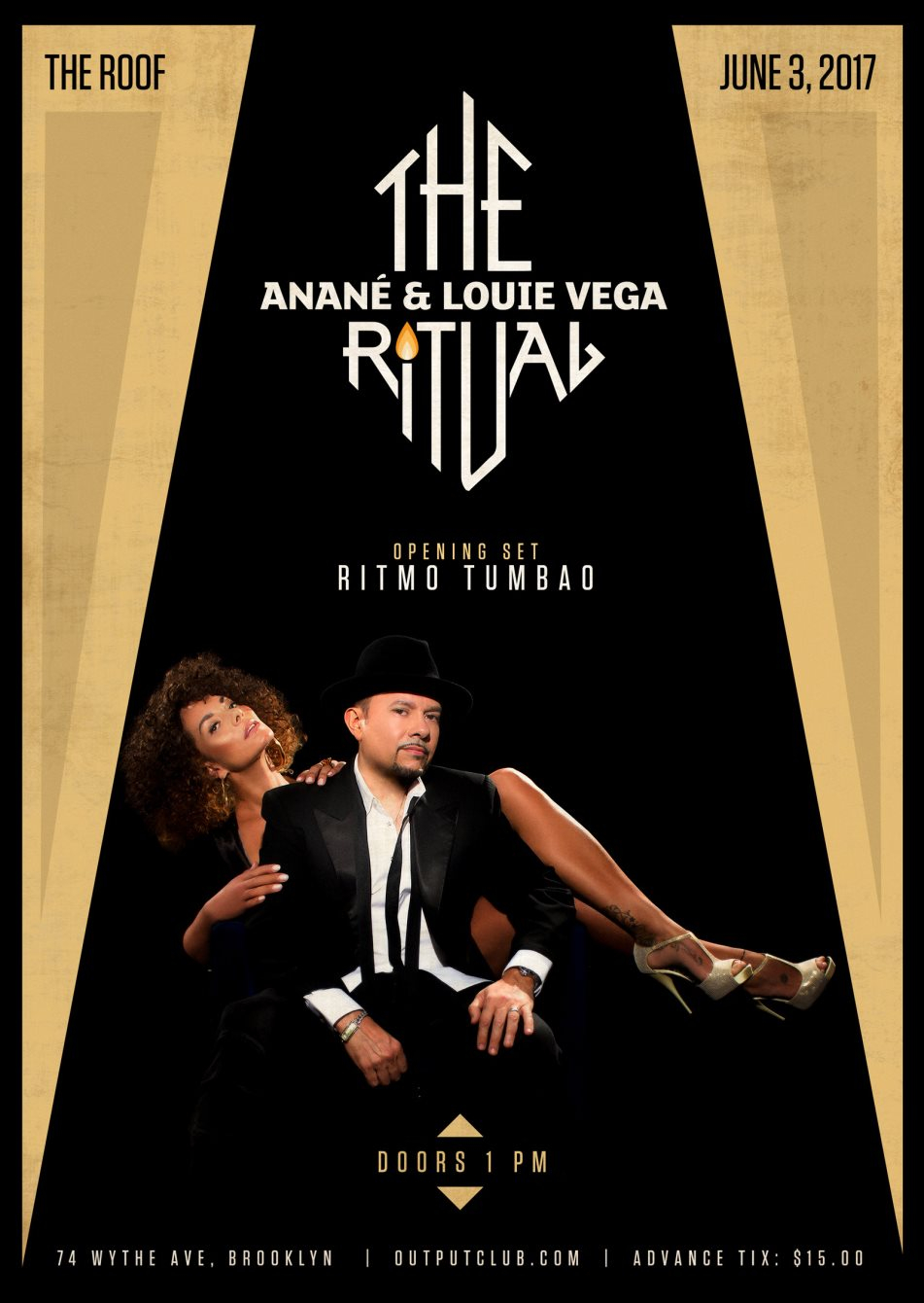 The Ritual with Anane & Louie Vega - Flyer back
