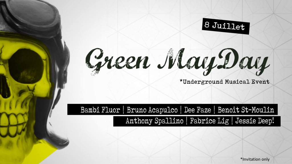Green Mayday #8 - Flyer front