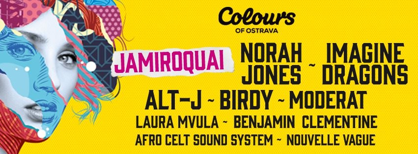Colours of Ostrava 2017 - Flyer front