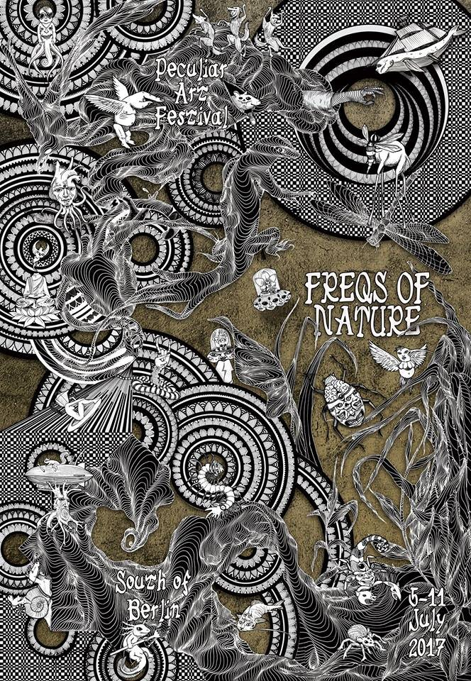 Freqs Of Nature: Peculiar Art & Music Festival - Flyer front