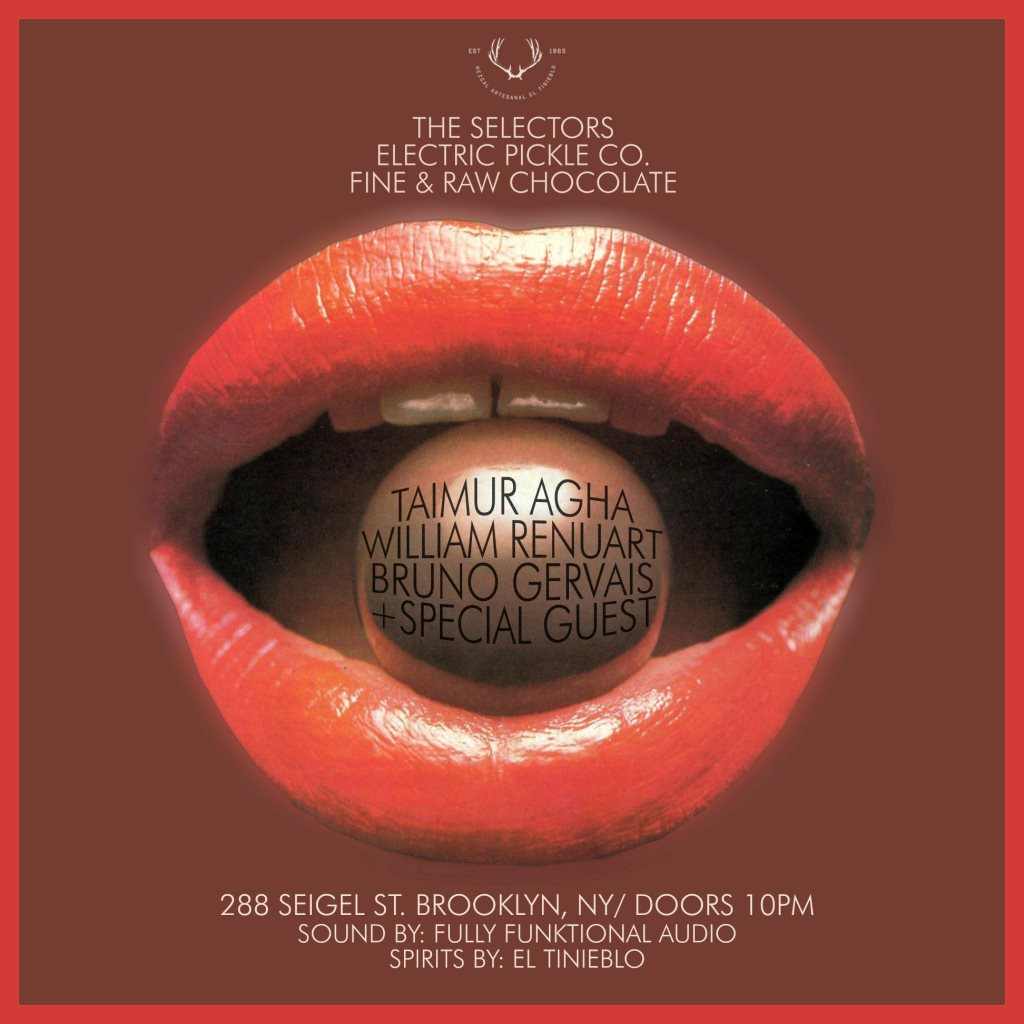 The Selectors & Electric Pickle present Choc-Late All Night - Flyer front