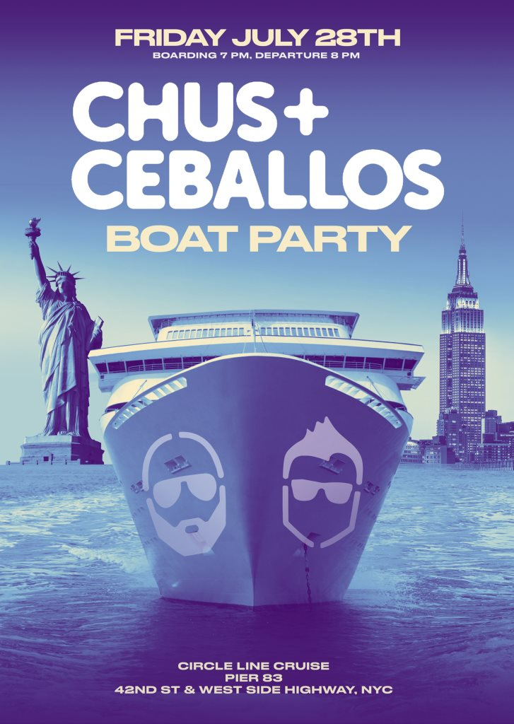 Chus Ceballos (Stereo Productions) Boat Party - Flyer back