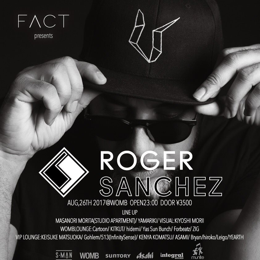 Fact presents Roger Sanchez - Flyer front