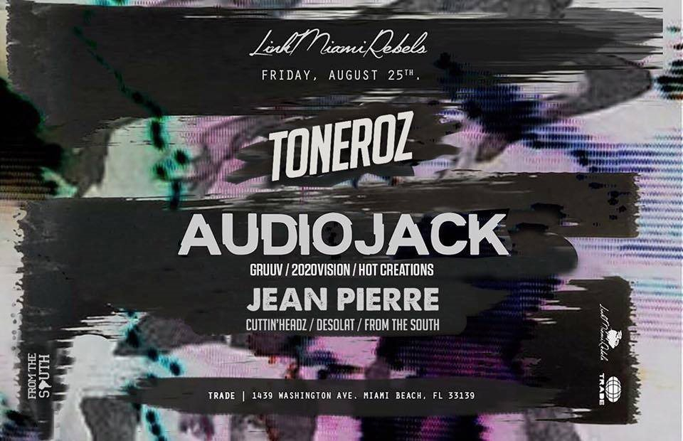 Audiojack by Link Miami Rebels - Flyer front