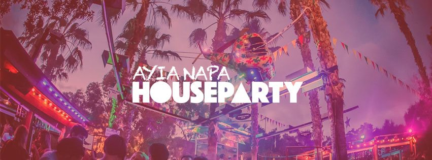 Ayia Napa 6 day House Party - Flyer front